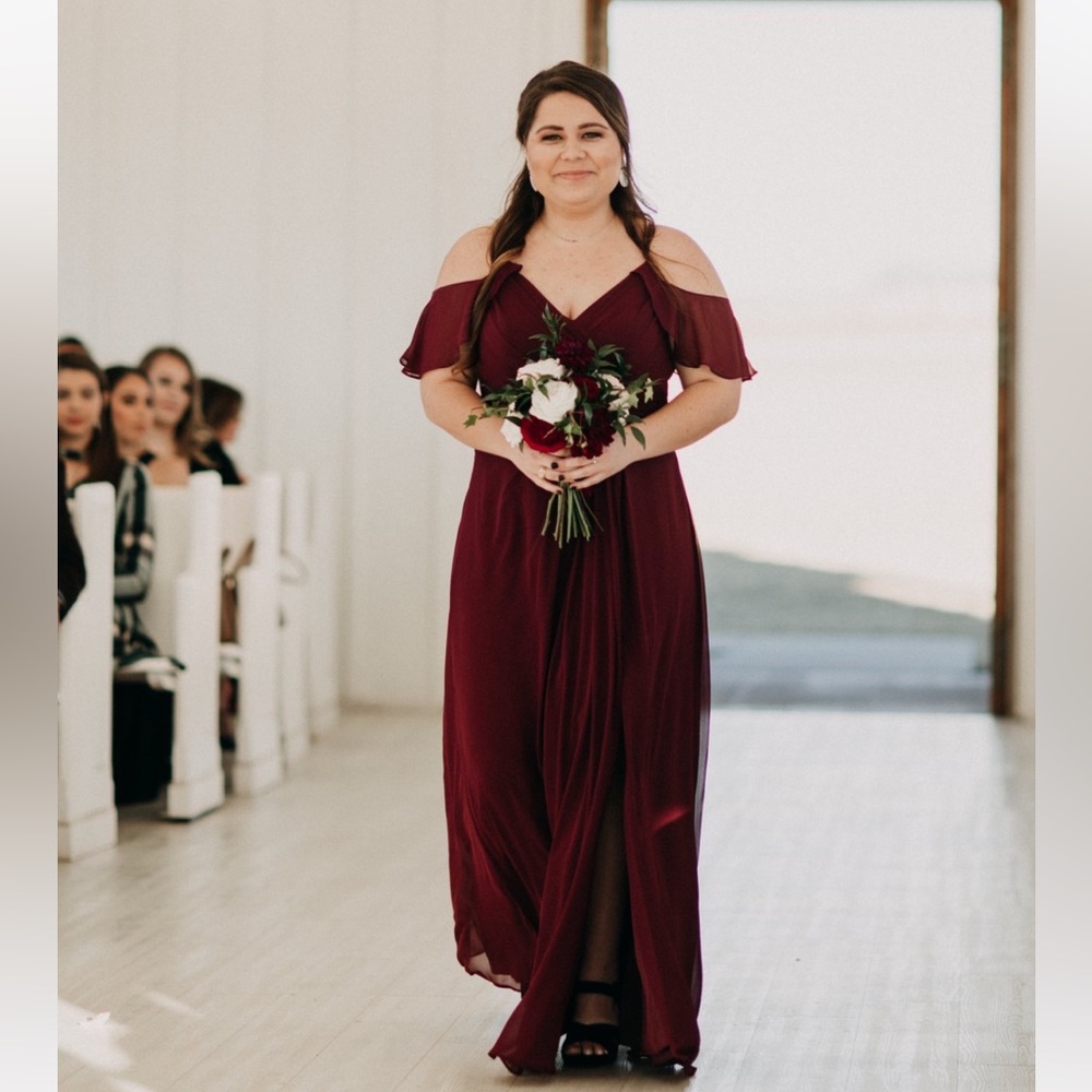 Azazie Bridesmaids Dress - Large